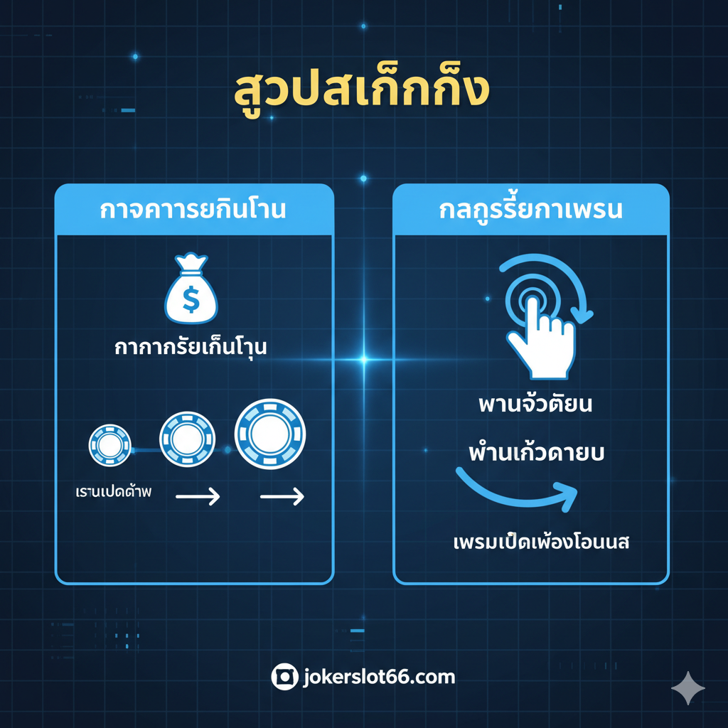 教程指导图,关于'สูตรและเคล็ดลับ' การบริหารเงินทุนและกลยุทธ์การหมุน