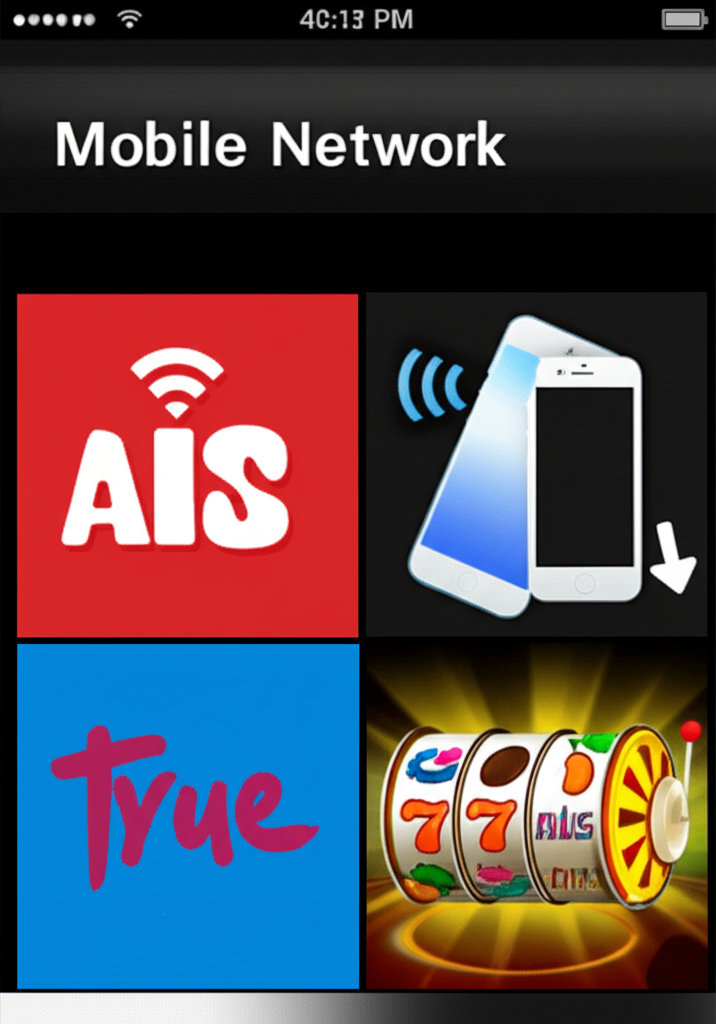 ภาพแสดงวิธีตั้งค่า APN บนมือถือ AIS True DTAC เพื่อเพิ่มความเสถียรและลดปิงสำหรับเล่นเกมสล็อต Joker
