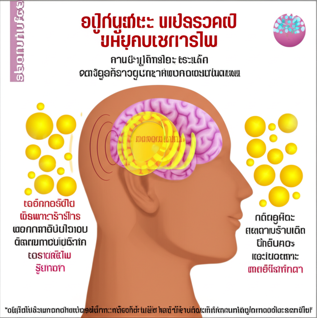 อินโฟกราฟิกแสดงกลไกการหลั่ง dopamine ในสมองเมื่อได้ยินเสียงชนะสล็อต