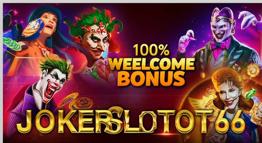 ภาพแนะนำเกมสล็อตแตกง่ายจากค่าย Joker Gaming ที่เหมาะสำหรับสมาชิกใหม่ที่รับโบนัสต้อนรับ 100%