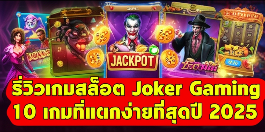 ภาพรวมเกมสล็อต Joker Gaming 10 เกมที่แตกง่ายที่สุดปี 2025 พร้อมฟีเจอร์ชุมชนและสังคม