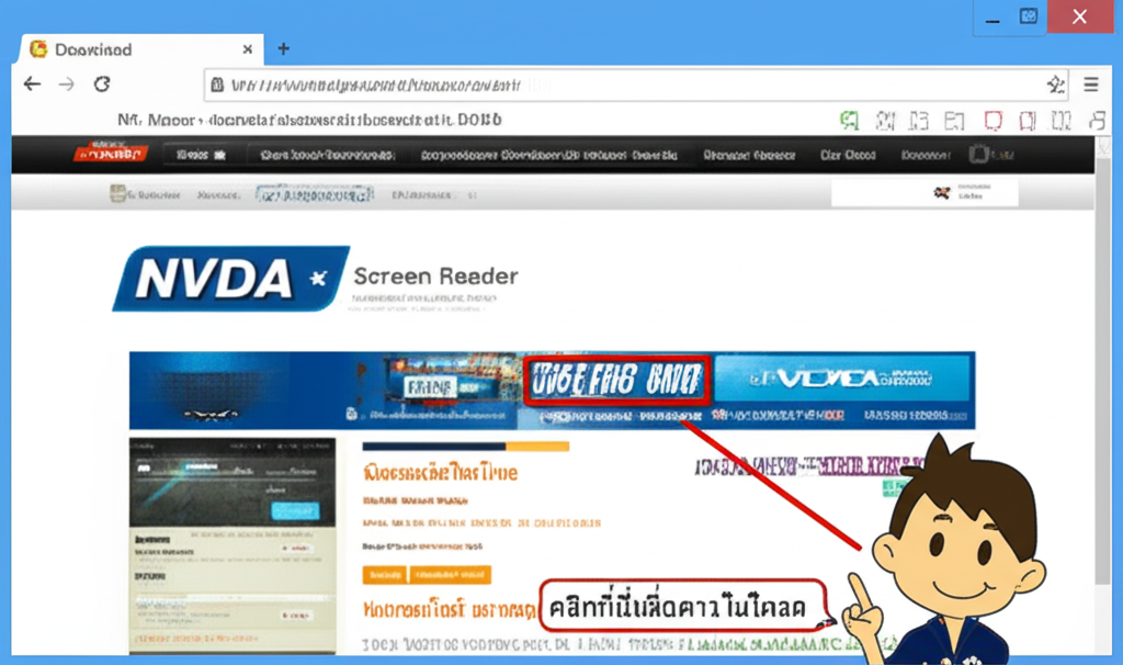 ขั้นตอนการดาวน์โหลดและติดตั้งโปรแกรมอ่านหน้าจอ NVDA สำหรับผู้เล่น JokerSlot66
