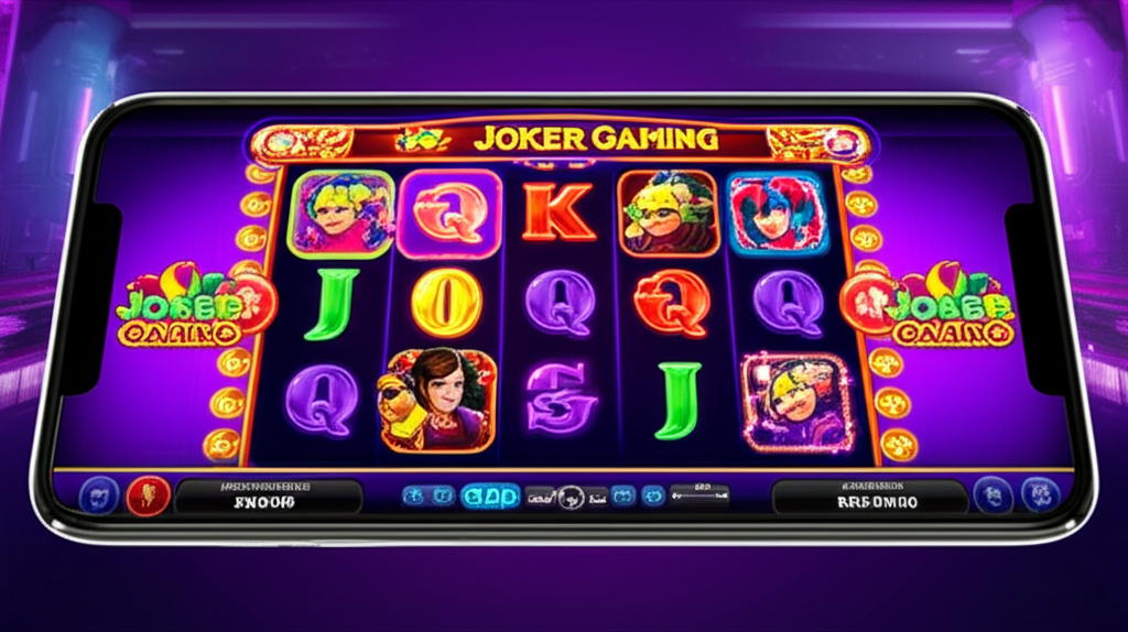ภาพหน้าจอเกมสล็อตที่ปรับแต่งตามสไตล์ผู้เล่น พร้อมกราฟิกธีม Joker Gaming และเทคโนโลยี AI