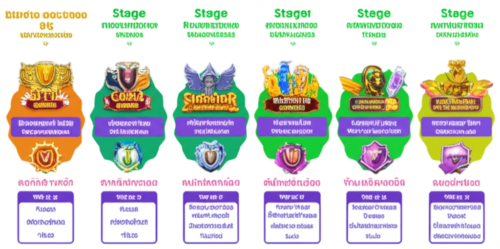 อินโฟกราฟิกแสดงขั้นตอนและกลยุทธ์ผ่านด่าน Survivor Tournament สำหรับผู้เล่น VIP