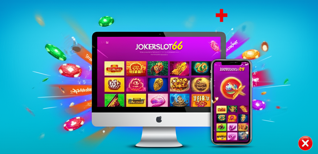 ภาพประกอบแสดงการอัปเดตเบราว์เซอร์และ Flash Player สำหรับ JokerSlot66 เพื่อประสบการณ์เล่นเกมที่รวดเร็ว ปลอดภัย และสนุกสนาน