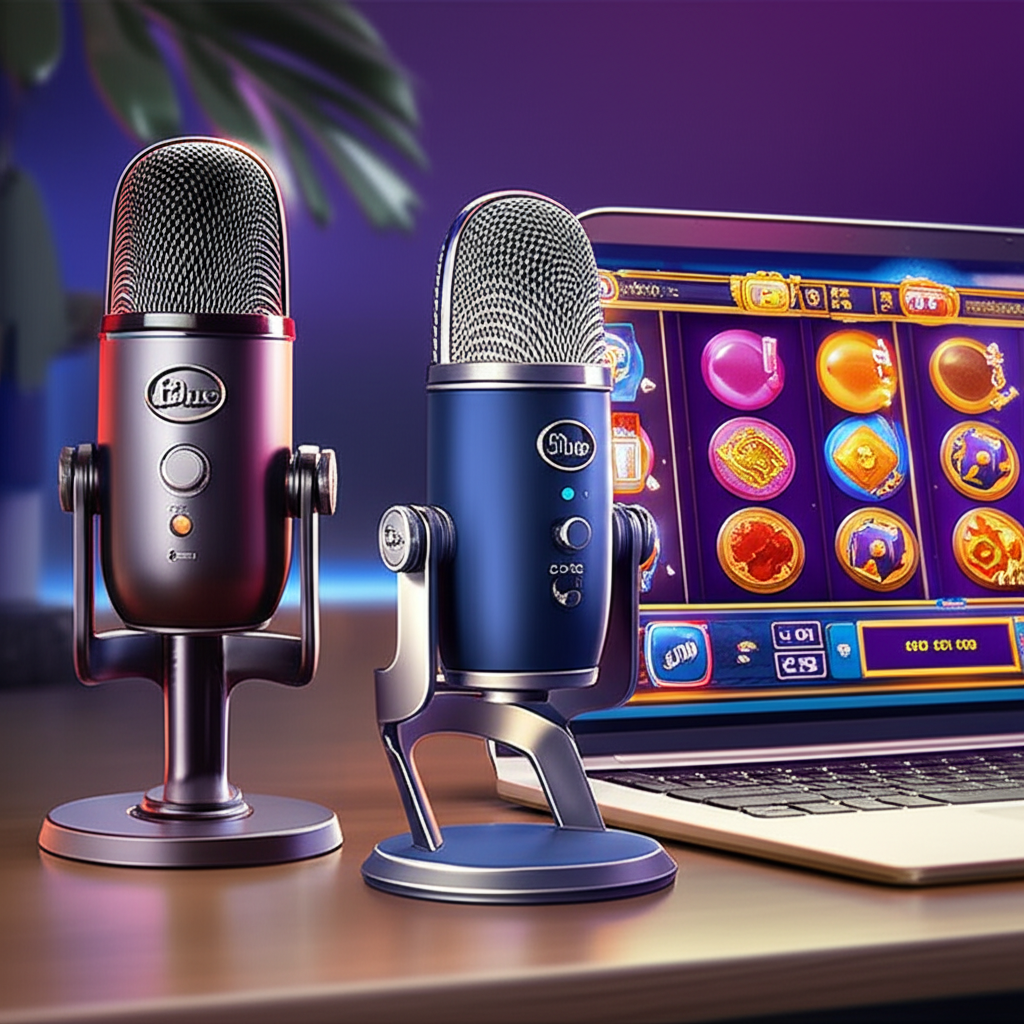 ไมโครโฟน USB FIFINE K688 และ Blue Yeti Nano เหมาะสำหรับการเล่นเกมสล็อตด้วยคำสั่งเสียง
