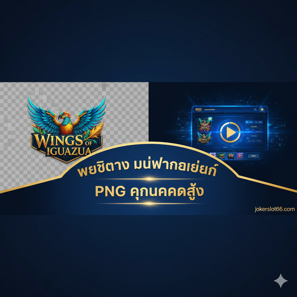 ภาพแสดงความแตกต่างระหว่างเว็บตรงและไฟล์ PNG คุณภาพสูงของ Wings of Iguazu