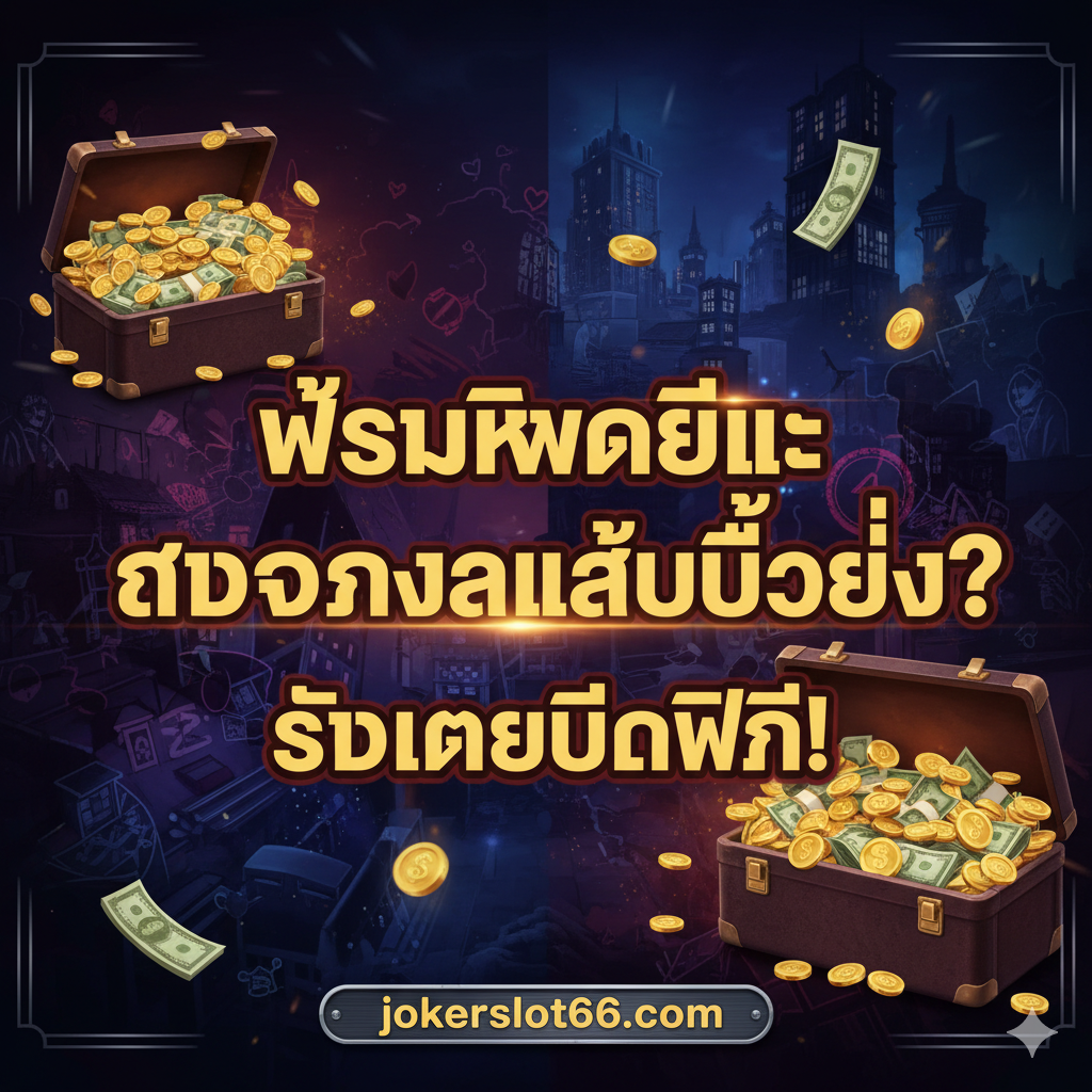 ภาพสรุปและกระตุ้นการตัดสินใจ (CTA) โดยมีข้อความที่ดึงดูดใจเช่น 'พร้อมไขคดีและรับรางวัลแล้วหรือยัง?' หรือ 'รับเครดิตฟรี!' เป็นภาษาไทยที่เด่นชัด พื้นหลังเป็นภาพรวมของเกม Cash Noire ที่มีเหรียญทองหรือเงินสดกระจัดกระจายอยู่ แสดงให้เห็นถึงชัยชนะ โทนสีควรมีความหรูหราและกระตุ้นความอยากรู้อยากเห็น ภาพรวมต้องดูน่าตื่นเต้นและโน้มน้าวให้ผู้ใช้คลิกเพื่อสมัครสมาชิก Jokerslot66