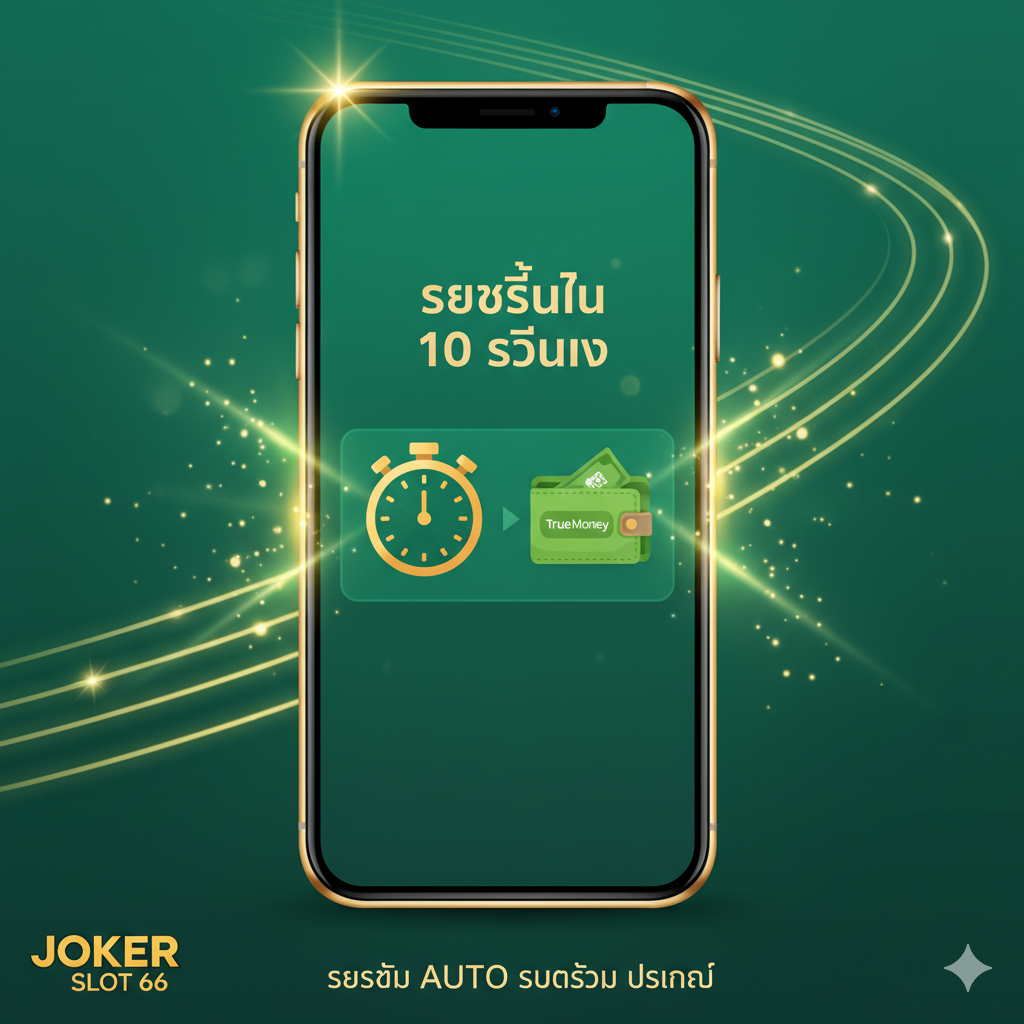 ภาพสรุปที่เน้นโทรศัพท์มือถือที่แสดงเกม Super 789 Slot พร้อมไอคอน True Wallet, บริการ 24 ชั่วโมง, และโบนัส 100%