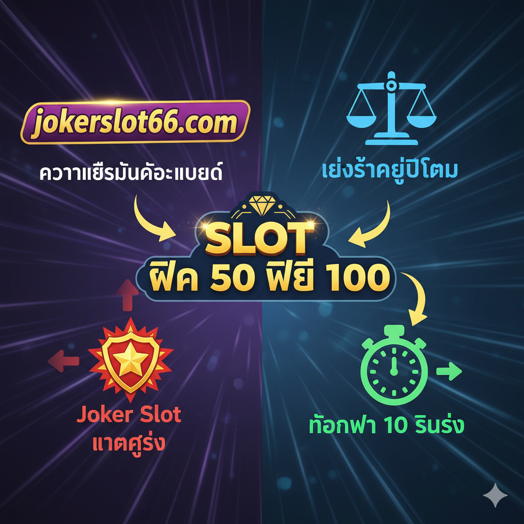ข้อดีของโปร ฝาก 50 รับ 100 ที่ jokerslot66.com