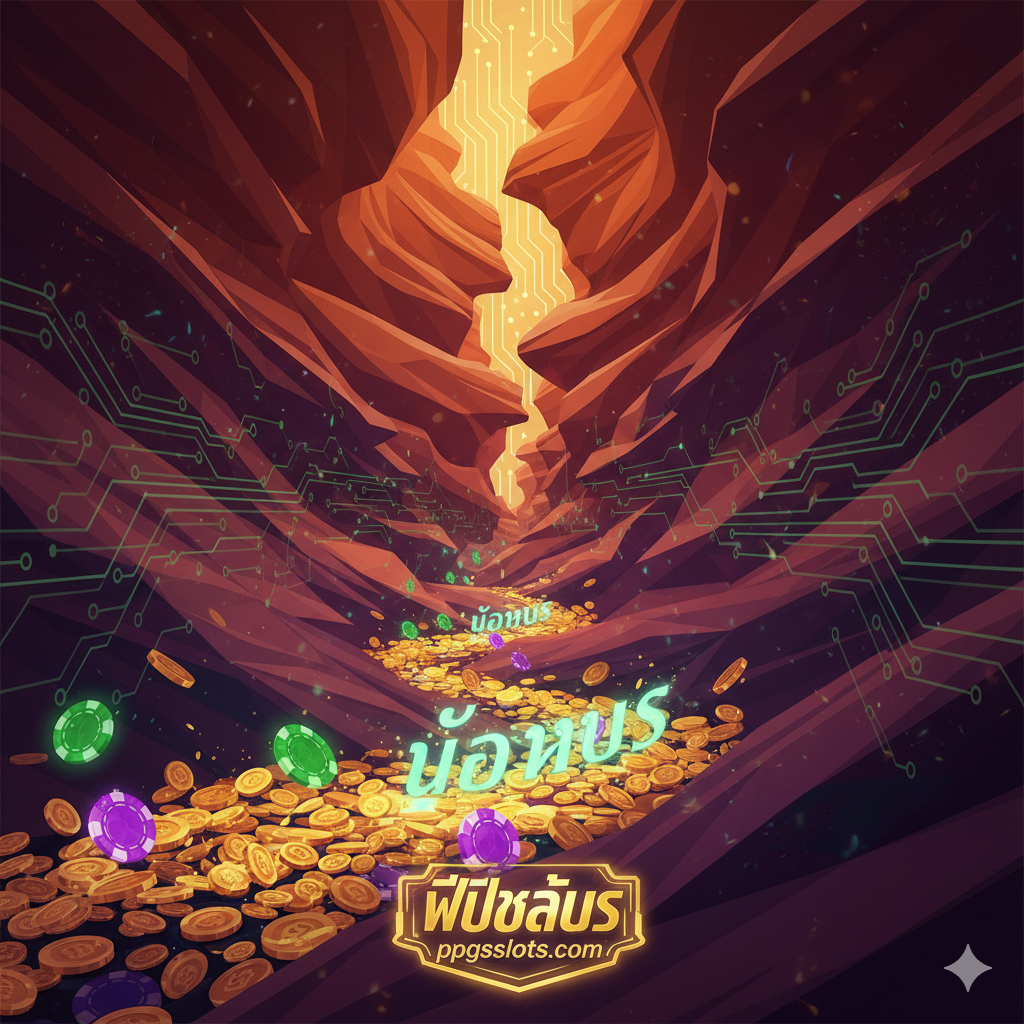 一张吸引인의MSG Slot游戏封面图,泰式博彩风格,主题色彩为金色和深紫色/黑色,营造出奢华和神秘感。画面主体是一个闪耀的老虎机(Slot Machine)特写,屏幕上显示着“BIG WIN”或“JACKPOT”字样,并有大量的金币/筹码飞溅而出。在显著位置放置“MSG Slot”และ“JokerSlot66”的泰语高亮文字,强调“ทางเข้าเล่นมือถือ” (手机入口) และ“เครดิตฟรี 100%” (100% 免费信用额度)。构图应是动态且聚焦的,以吸引用户点击。